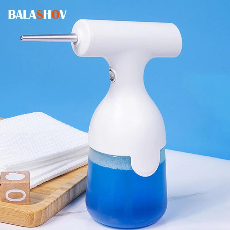 Electric Liquid Foam Dispenser Gun Automatic Continuous Foaming Shampoo Face
