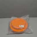 FLOWERCAT 60PCS Orange Plates - Heavy Duty Orange Plastic Plates Disposable for Easter & Spring Party - Serve 30 Guests 10.25inch and 7.5inch