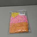 westwolf Boys Swim Trunks with Compression Liner Kids Bathing Suit 6-18 Years Swimwear (C1 Pink Yellow)