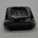 SOUJOY Set of 2 Springform Cake Pan, Non-stick Square Cheesecake Pan, Cake Pan with Removable Bottom, Ice Cream Cake Bakeware, Black