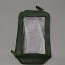 Clear Makeup Bag Organizer, TSA Approved Portable Travel Toiletry Bag Clear Cosmetic Bag Case Small Make Up Bag Mini Makeup Pouch for Purse Transparent Car Essentials for Women Men (Green)