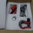 TYT Adjustable Tri-Ball Trailer Hitch for 2 inch Receiver, 4.5" Drop/Rise, Triple Balls (1-7/8", 2", 2-5/16") with Tow Hook & Shackle, 10,000 lbs GTW, 1,000 lbs TW, Pin Lock & Hitch Tightener