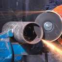 Walter Zip Spin-On High Performance Cutoff Wheel, Type 27, Threaded Hole, Aluminum Oxide, 4-1/2" Diameter, 3/64" Thick, 5/8"-11 Arbor, Grit A-60-ZIP (Pack of 25)