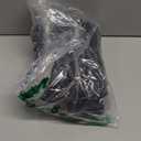 All Smiles Couch Decorative Throw Pillow Covers 12X20 Set of 2 Faux Fur Plush Soft Fluffy Lumbar Cushion Case Cozy Fuzzy Striped Pillowcase Home Decor for Bed Sofa Living Room,Black