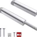 Magnetic Push Latches, 8 Pack, Push to Open Door Latch, Heavy Duty Cabinet Hardware for Hidden Doors, Drawers, Wardrobes, Kitchen, and RV Closets, Easy Install, Silent Operation