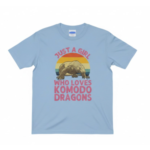 Cool Komodo Dragon Art For Girls Women Komodo Dragon Lover T-Shirt Size S