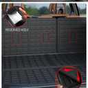 Thinzyou Cargo Mat Compatible with 2015-2024 Ford Edge (Not Fit SEL) Trunk Mat Cargo Liner Trunk Liner TPE All Weather Back Seat Cover Protector 2023 Edge Accessories (Trunk Mat+Backrest Mats)