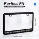 in This car,we Listen to Taylors Version License Plate Frame for Car Decorative Accessories Stainless Steel License Plate Cover for Women Auto Decoration for USA Canada License Plate Holder 12x6 Inch