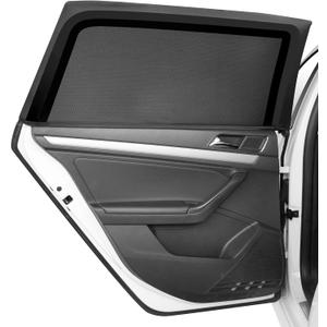 JUSTTOP Car Window Shade for Baby with UV Protection Breathable Mesh Blocks Sunlight & Reduces Glare-Sun Shade for Most Vehicles, (2 Pack)