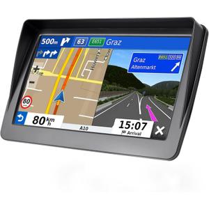 GPS Navigation for Car,7 inch GPS Navigation System,GPS Navigator 2025 Maps Updates- for Car Truck RV,Speed & Red Light Warning,Turn-by-Turn Voice Guidance for All Cars