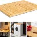 30"x25" Butcher Block Countertop, DIY Bamboo Countertop, 1.2'' Thick Waterproof Table Top, Used as Cutting Board, Office Desk Tops, Living and Dining Room Tables, Laundry Counters, Kitchen Countertop