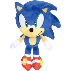 JAKKS Pacific Sonic The Hedgehog Plush 9-Inch Modern Sonic Collectible Toy