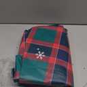 HOMOHEINI Christmas Rectangle Table Cloth, 100% Waterproof Tablecloth, Christmas Decorations for Home, Vinyl Tablecloth Plastic Table Cover for Party, Picnic, Dining, Outdoor 54" x 78", Crimson Checked