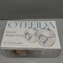 Hands Free Breast Pump Wearable MY-375 - Strong Suction, Low Noise, Wearable Breastfeeding Pump with 4 Mode &12 Levels, Portable Electric Breast Pump 24mm - 19/21/Insert/Flange, 2 Pack (White)