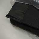 Stadium Seats for Bleachers with Back Support, Bleacher Chairs with Backs and Cushion Wide, Portable Folding Seats with Magnetic Bottom Strips, Includes Shoulder Strap - Black (2, Black)