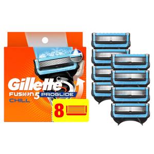 Gillette ProGlide Chill Razor Refills for Men, 8 Blade Refills (8 Count (Pack of 1))