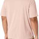 Amazon Essentials Mens Golf Polo Shirt, Moisture-Wicking Quick Dry, Short Sleeve (Large, Light Pink)