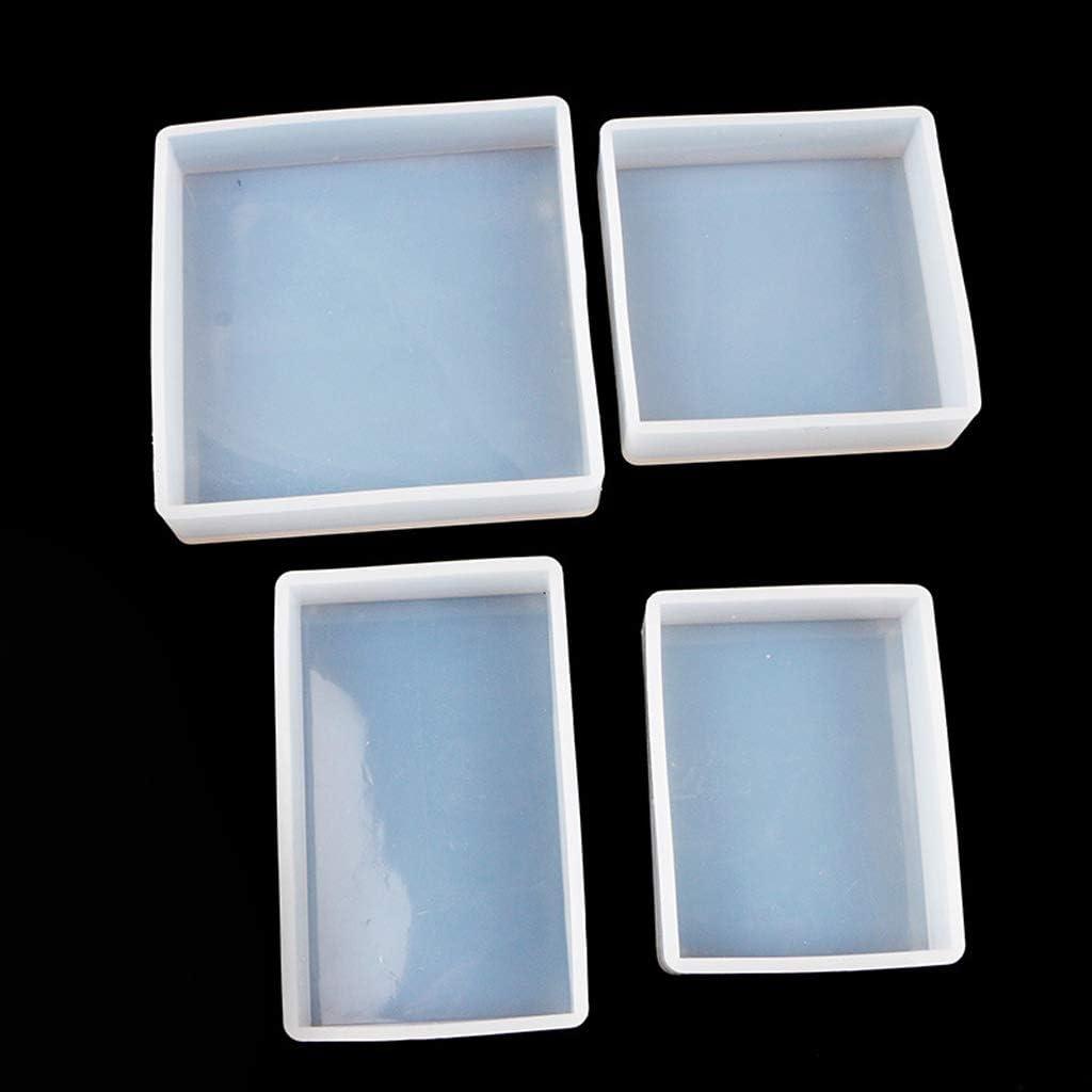 Square/Rec Shape Resin-Molds Silicone-Molds for Epoxy Resin Casting Mold for Square Rec Shape Toy Making Silicone