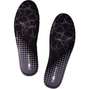 CCSOFTIME Memory Foam Insoles for Women, Thin Replacement Shoe Inserts for Work Boots Running Shoes Hiking Shoes Sneakers Cushion Inner Soles Black W6