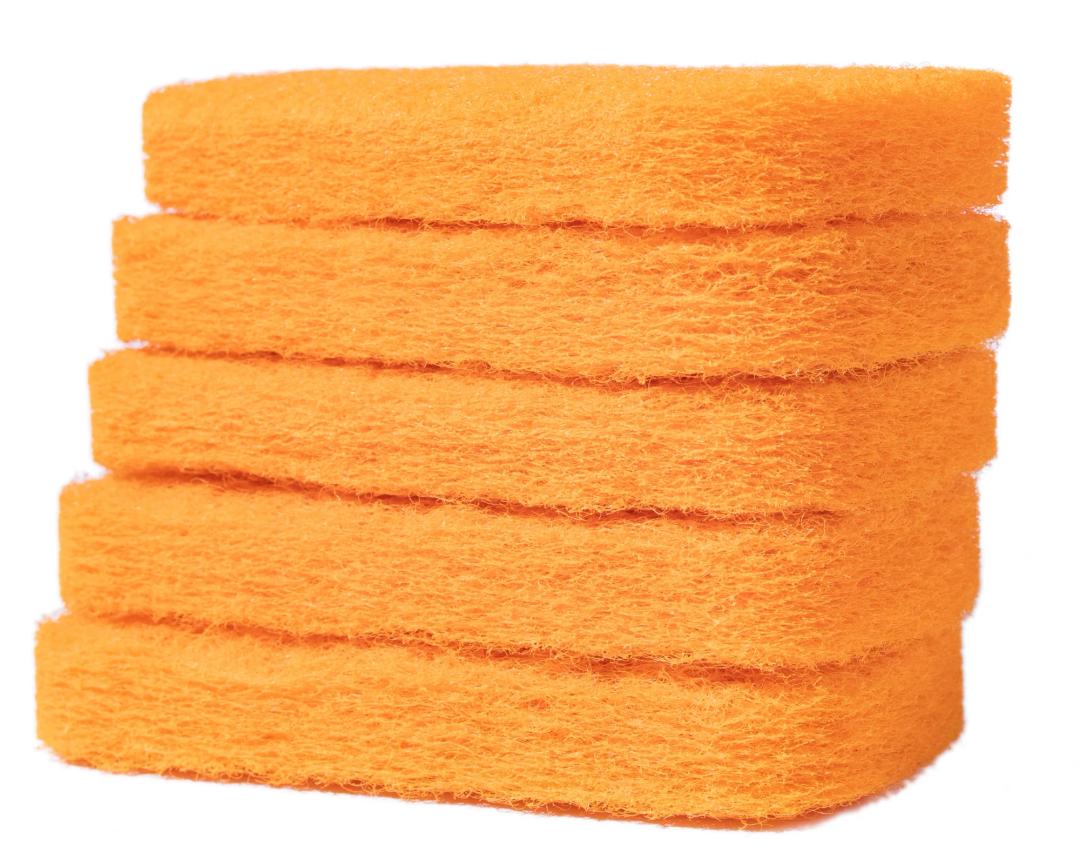 Blackstone Heavy-Duty Griddle Scouring Pads in Orange, 10-Pack