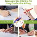 14 Colors Retractable Erasable Gel Pens, Fine Point, Assorted Color Inks for Drawing Writing, Office - Gift Set for Students, Kids & Artists