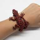 Wrapping Hand Bracelet Red Lizard