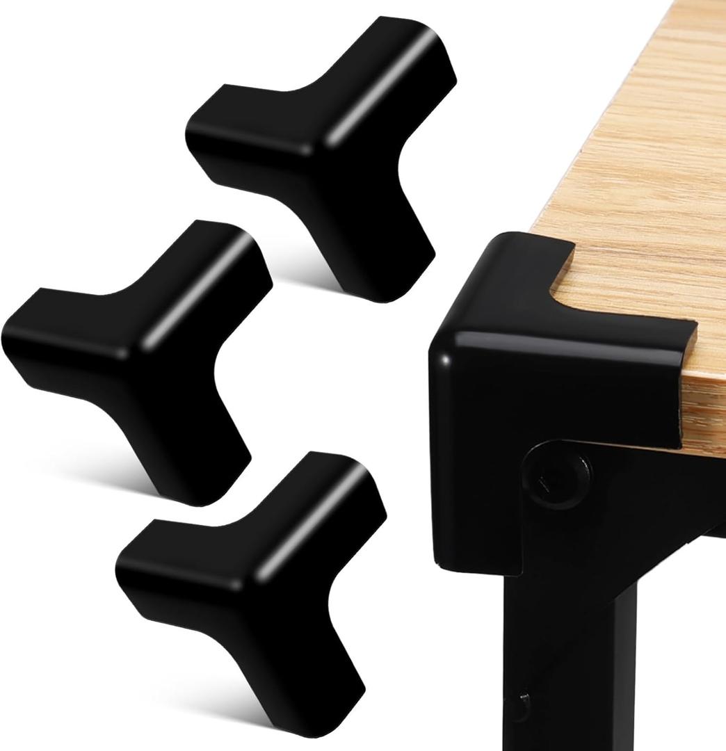 Veemoon Table Corner Protective Pads - 4 Pack Soft PVC Edge Guards for Baby Safety Easy Installation Universal Fit for Furniture