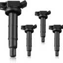 4PCS Ignition Coils Fit for 2002-2009 Toyota Camry Rav4 Highlander Corolla Solara 2.0L 2.4L Coil Packs Compatible With Scion TC xB 2.4L UF333 90919-02244 C1330