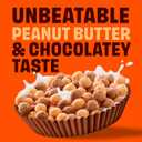 REESE'S PUFFS Chocolatey Peanut Butter Cereal, Kids Breakfast Cereal, Mega Size, 29 oz (EXP 04/26/27)