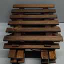 ShopLaLa Wall Planter - 2 Pack, Wooden Hanging Large Planters for Indoor Outdoor Plants, Live Vertical Garden, Plant Wall Mount Flower Pot Holder Hanger Stand Green Herb Wall Decor 47.2" (120cm)