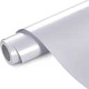 YRYM HT Clear Vinyl Transfer Paper Tape Roll-12 x 50 FT w/Alignment Grid Application Tape for Silhouette Cameo, Adhesive Vinyl for Decals, Signs, Windows, Stickers