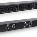 XLR Balanced Patchbay XLR Stage Box 12 Channel 3 Pin Multi Network Cable Extender for Stage Lighting and Home Recording Studio Compatible (Male)