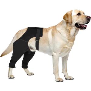 Dog Leg Sleeve Rear Leg for Stop Licking, Recovery Dog Pants for Wound ACL TPLO After Surgery, Cone Alternative Protective Sleeve