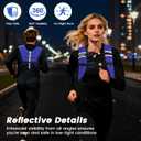 Weighted Vest Woman, 12 Lb Unisex Reflective Strength Training Weight Vest For Running, Jogging, Cardio & Workouts 12lb