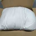 DOWNCOOL Large Body Pillow Insert- Breathable Full Body Pillow for Side Sleeper - Soft Long Bed Pillow for Adults - 20 x 54 inch (White)