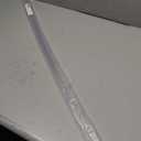 Frameless Shower Door Bottom Seal Shower Sweep with Drip Rail for 1/4" Glass,36" Long, Vinyl, Clear