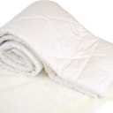 Woolino Premium Australian Wool Duvet Insert Bed Comforter, Mid-Weight Wool Comforter, Organic Cotton Shell, Machine Washable, Crib Size