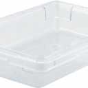Winco Polyware Food Storage Box, 12 x 18 x 3 1/2 inch - 1 each.