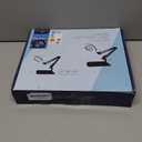 15X Real Glass Lens Magnifying Glass with Light  3 Color Modes & Adjustable Brightness, Hands-Free Magnifier with Metal Base & Clamp for Crafts, Repair, Reading, Sewing, Painting & Close Work