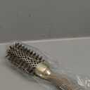 BANGMENG Round Barrel Anti-Static Hair Brush with Boar Bristles, Nano Thermal Ceramic Ionic Tech | For Extra Shine | Protect Hair, Enhance Texture, For Straightening & Drying (1 1/4 inch)