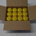 24 Packs 2 Inch Yellow Colored Citronella Floating Candles for Outdoor, Small Lemongrass Scented Pool Water Wax Candles for Summer Wedding, Party, Holiday - 6 Hour Burning