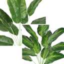 Coreland Artificial Plants Palm Fake Leaves 25inch Indoor for Home Office Decor 2Pcs