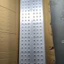 Aluminum Shed Ramp 55" L x 11" W Loading Ramps 3000 Lbs Capacity Lightweight Portable Ramp Anti-Slip Waterproof for ATV Lawn Mower Golf Cart Dirt Bike Motorcycle Garden Tractor 2Pcs