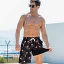 Goodstoworld Mens Swim Trunks with Compression Liner 9'' Inseam Quick Dry Swimsuit Shorts M-3XL (XX-Large)