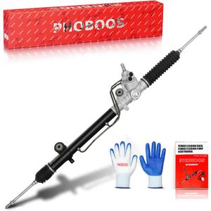 PHOBOOS Hydraulic Power Steering Rack and Pinion Assembly Compatible with Toyota Tacoma 2005-2014 2.7L Base, Tacoma X-Runner 2005-2013 4.0L, RWD ONLY, New Unit, Ref. 26-2647,Rack Length: 53 inch