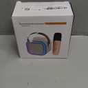 Mini Karaoke Machine for Kids,Portable Bluetooth Speaker with 2 Wireless Microphones,Toddler Music Player Toys,Easter Birthday Gifts for 3,4,5,6,7,8,9,10,11,12+Years Old Girls Boys(Purple)