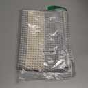 OJIA Front Door Mats Outdoor 24"x36" Machine Washable Indoor Outdoor Rugs Doormat Cotton Woven Entry Rug Striped Small Area Rugs for Front Porch/Bathroom/Farmhouse/Home Entrance (Blue/White/Tan)