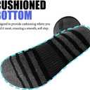 JOYNÉE 8 Pairs Mens Crew Athletic Work Long Socks Calf Cushioned Socks for Sports Running Workout Gym