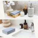 100 Pcs Disposable Napkins Paper Hand Towels for Guest Decorative Toile Napkins for Bathroom Shower Toilet Powder Room Holiday Wedding Bridal Birthday Party(Stripe Style,Blue)