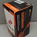 10mil Nitrile-Gloves Disposable-Orange Chemical-Resistant Rubber - Mechanic Gloves Heavy Duty Latex Free Diamond Grip (100, Large)